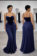 Dark blue dress
