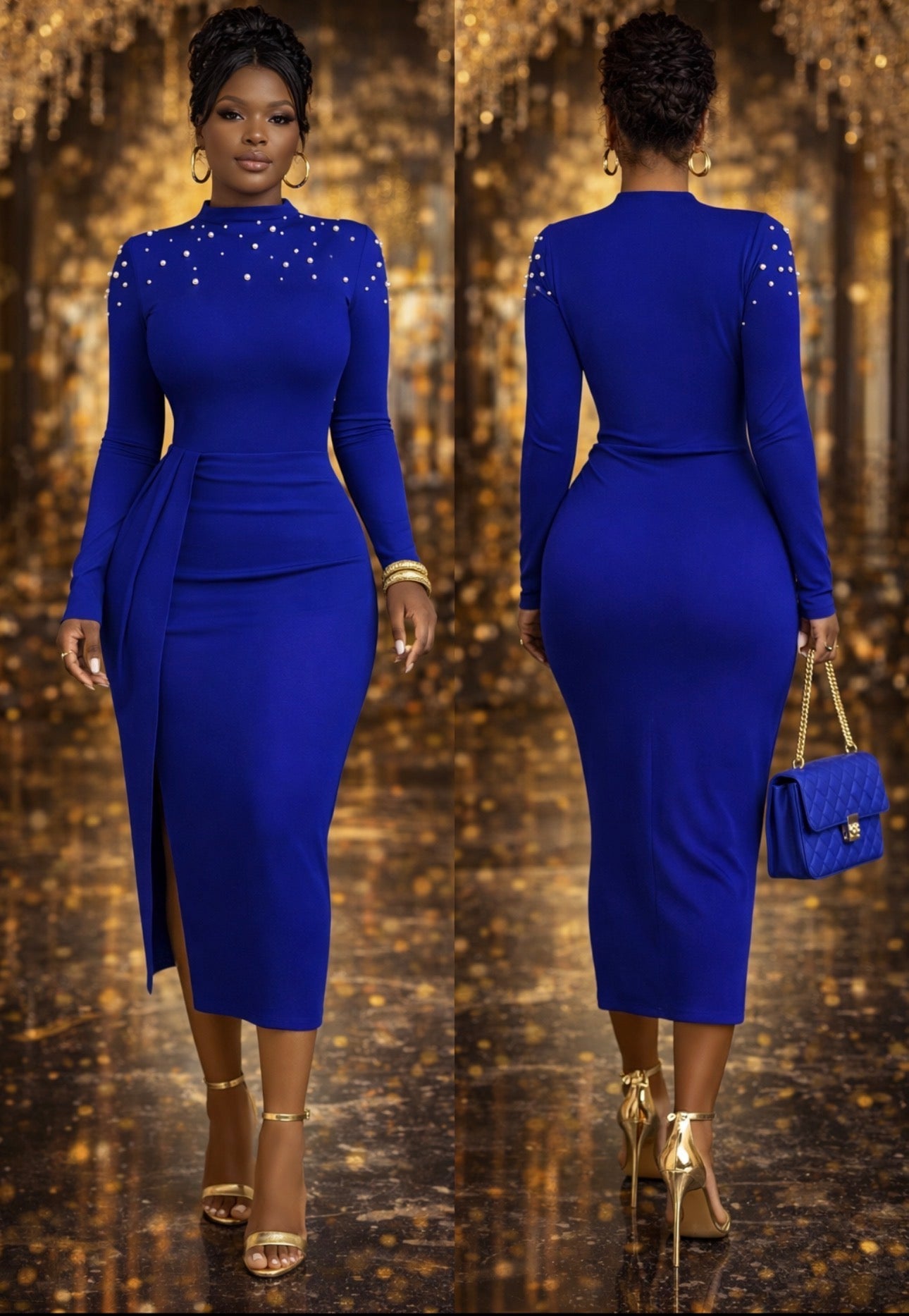 Blue dress