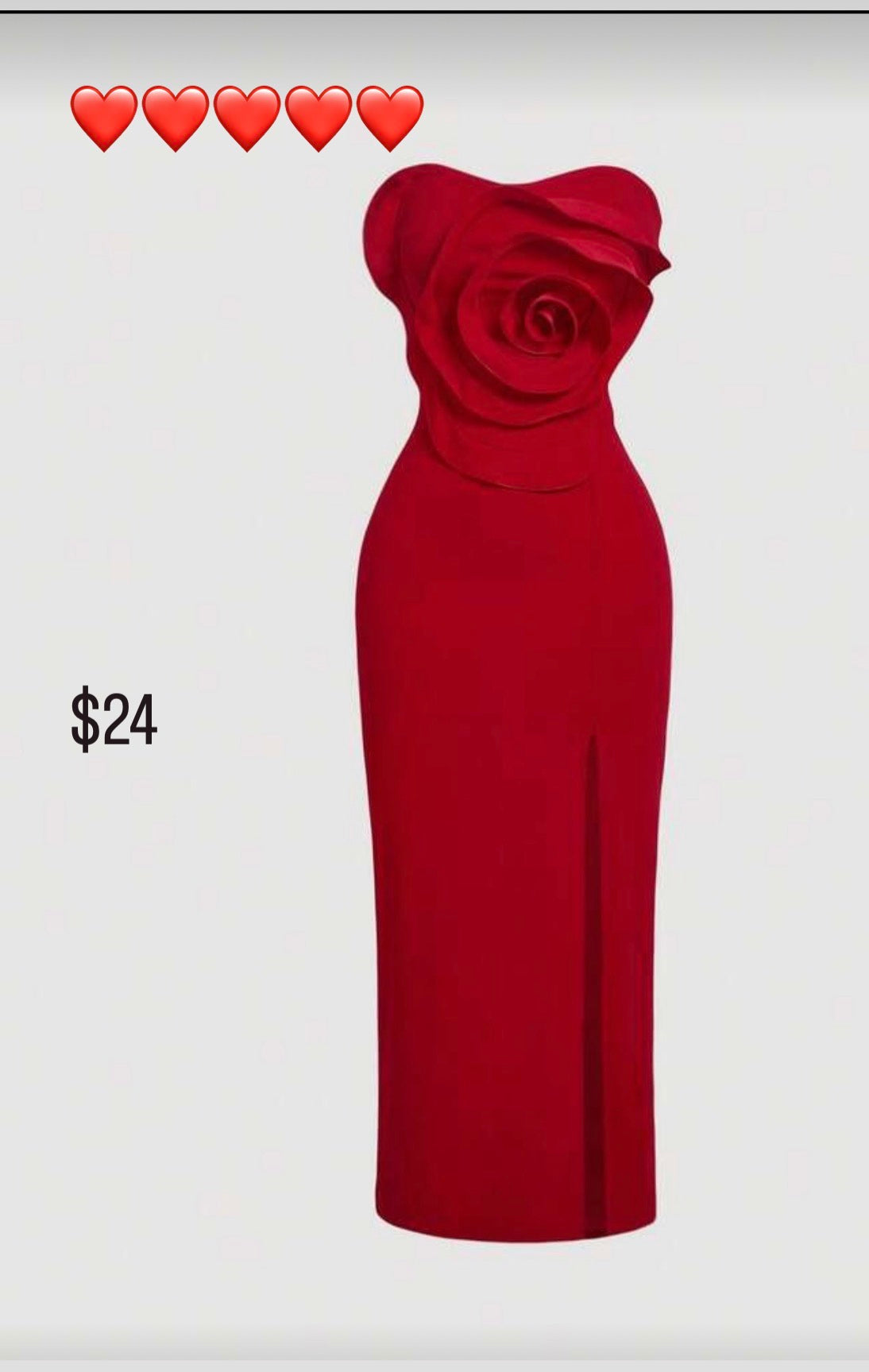 Red dress