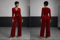 Maroon Jumpsuit